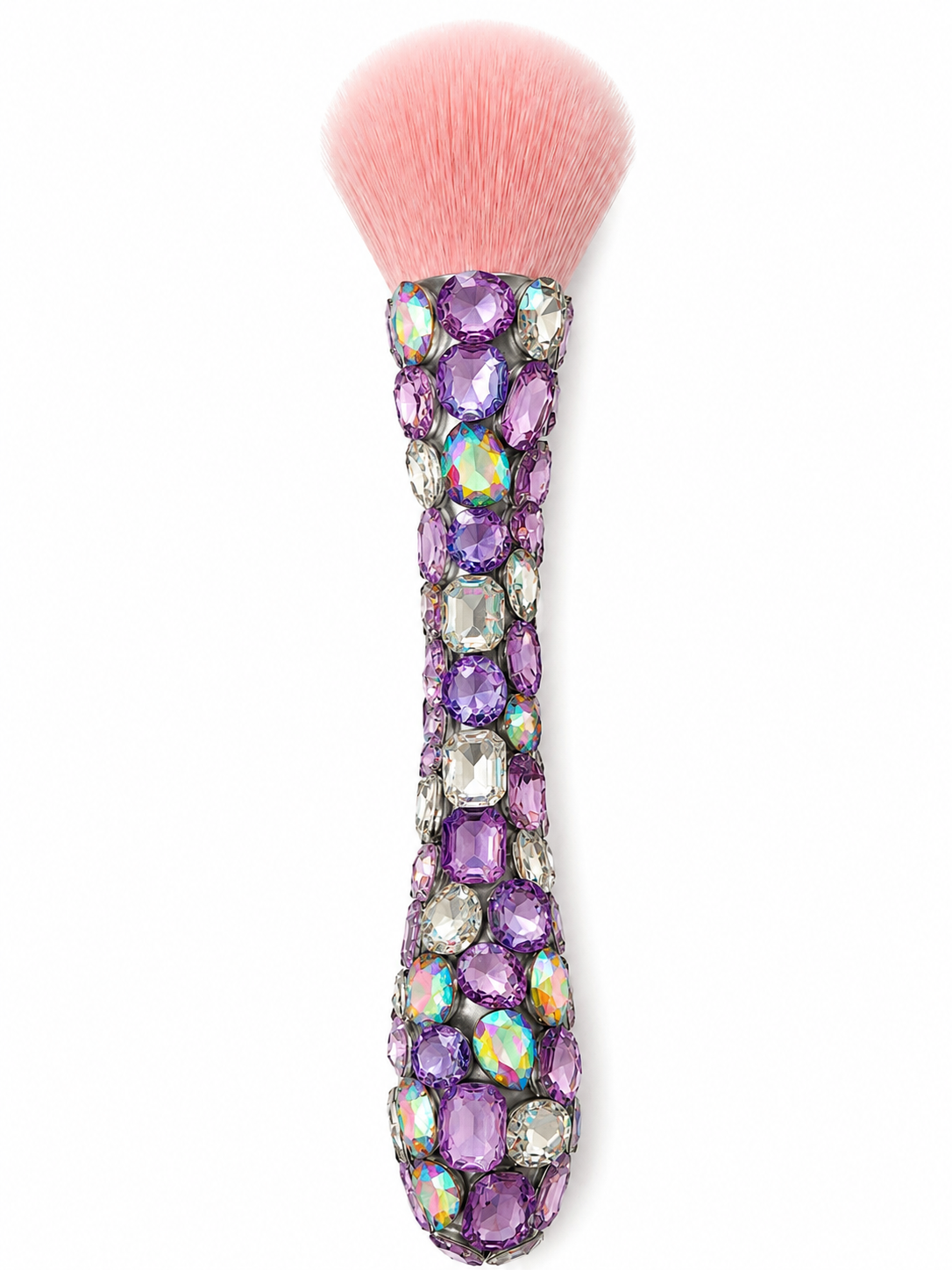 Bling Bling!! Large Lavender/Purple Rhinestones Makeup Brush