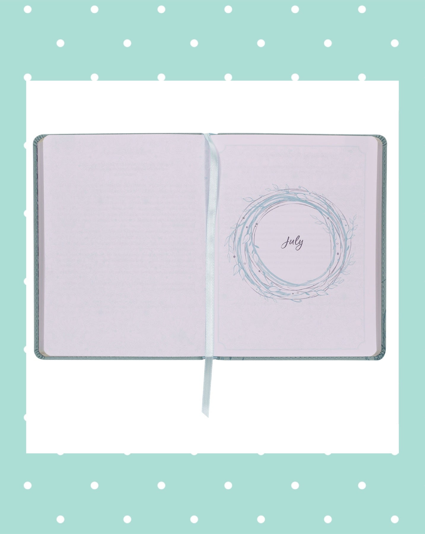 Daily Hope for the Empty Nest Dusty Teal Faux Leather Devotional