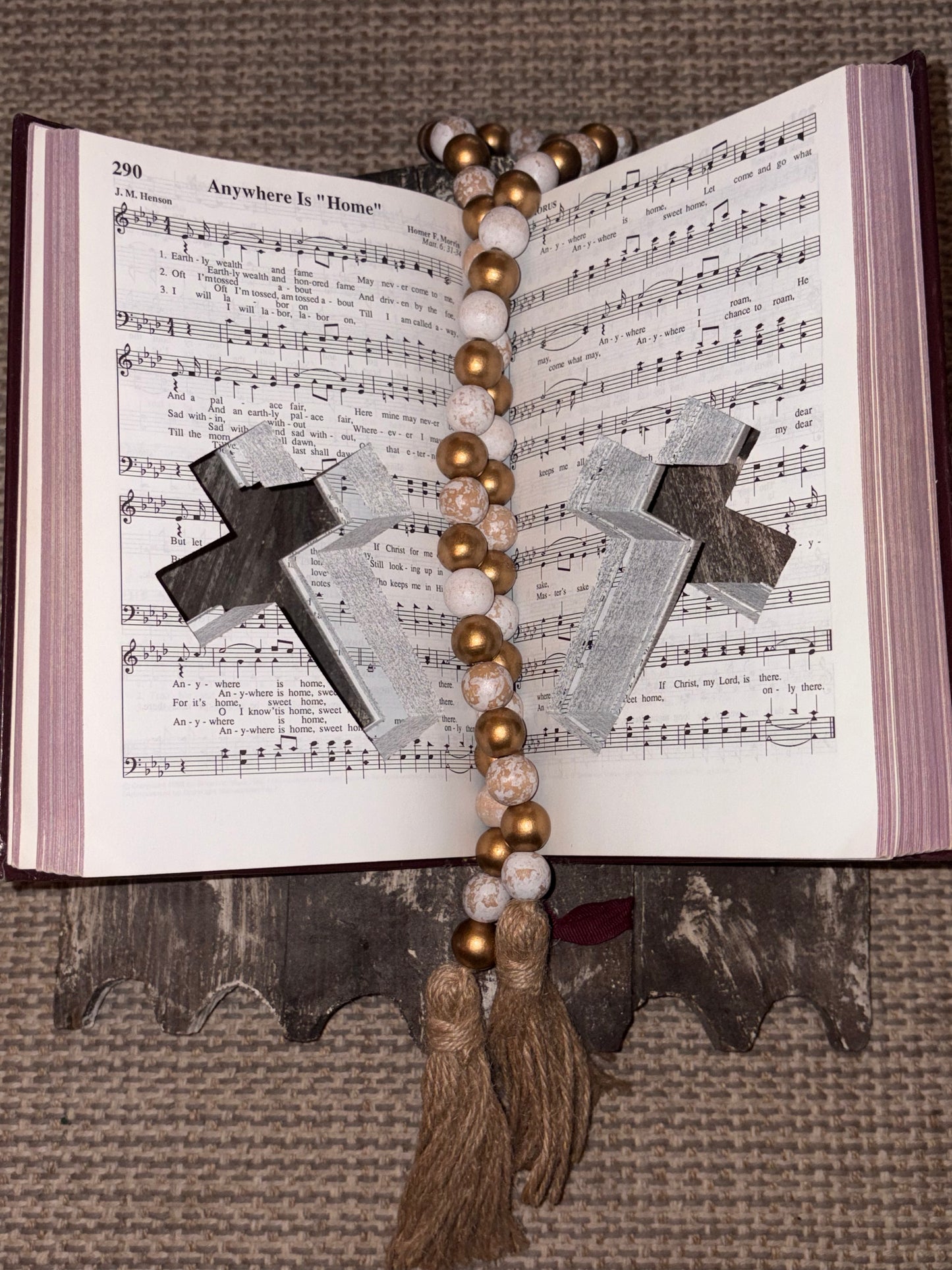 Handmade Wooden Book Holder - available in 2 colors