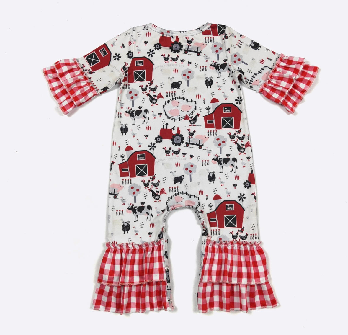 Clothing for Baby Girl - Red Barn Baby Romper