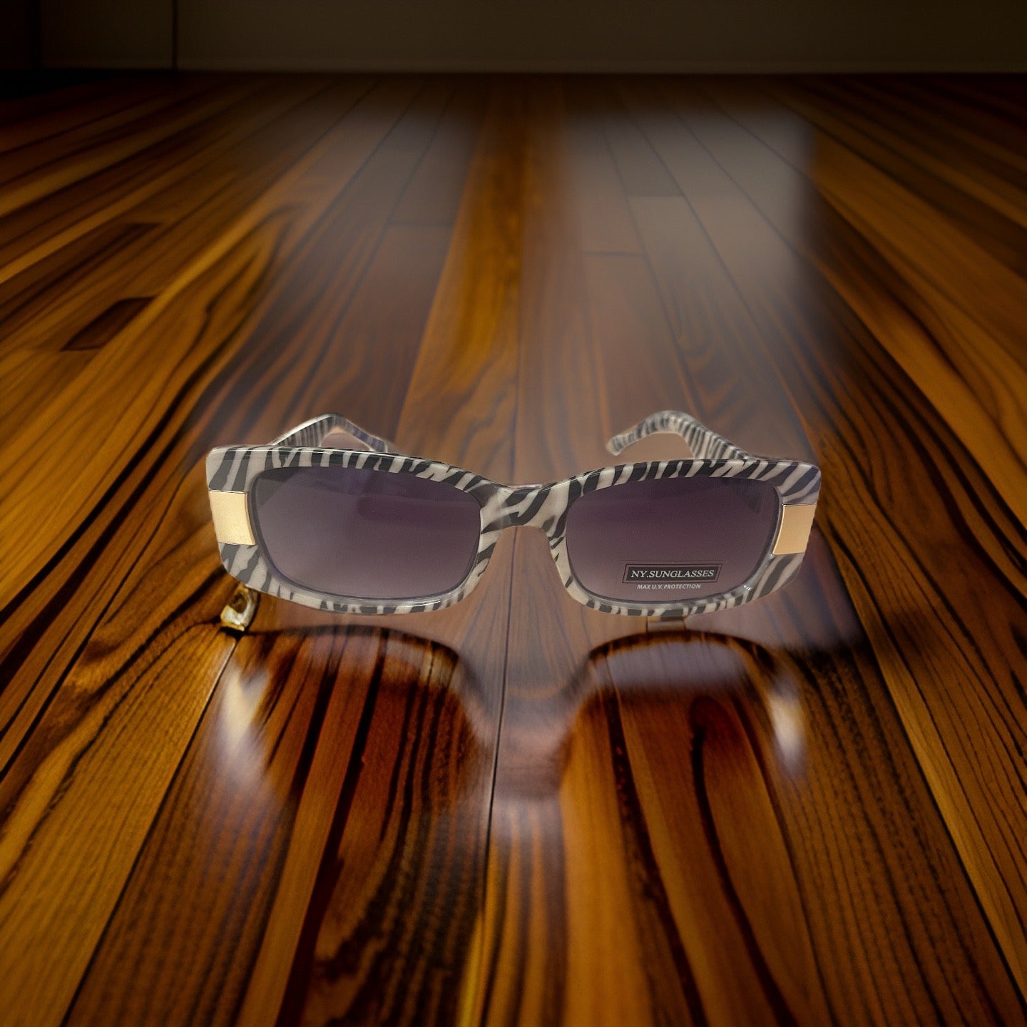 Slim Rectangle Classic Retro Sunglasses Designer Style - Available in 3 Colors