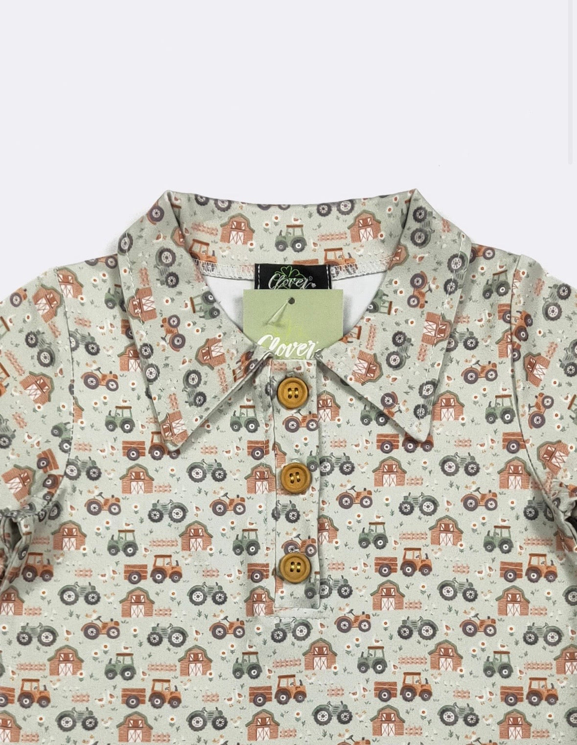 Clothing for Baby Boy - Green Gander Boy Collar Shirt