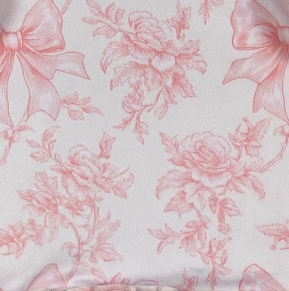 Clothing for Baby Girl - Rouge Waverly Baby Gown fits Newborn to 3 Months