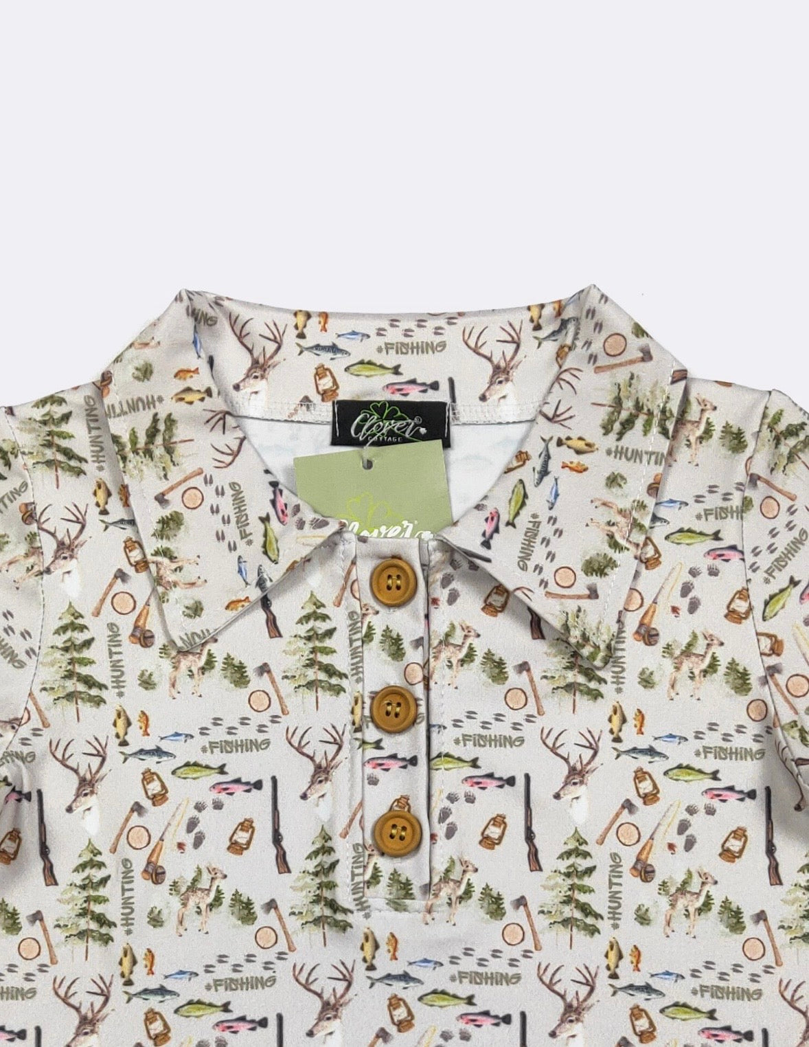 Clothing for Baby Boy - Hunting & Fishing Boy Collar Shirt