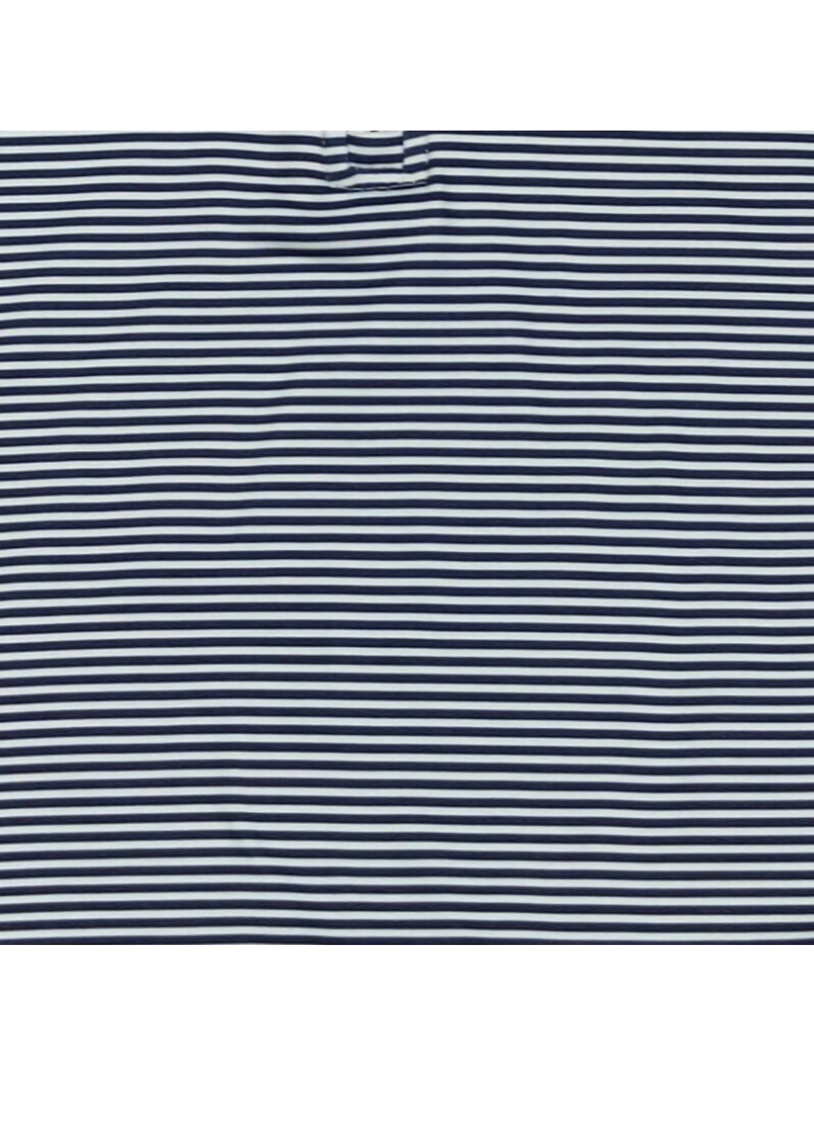 Clothing for Toddler Boy - Navy Stripe Boy Quarter Zip Shirt