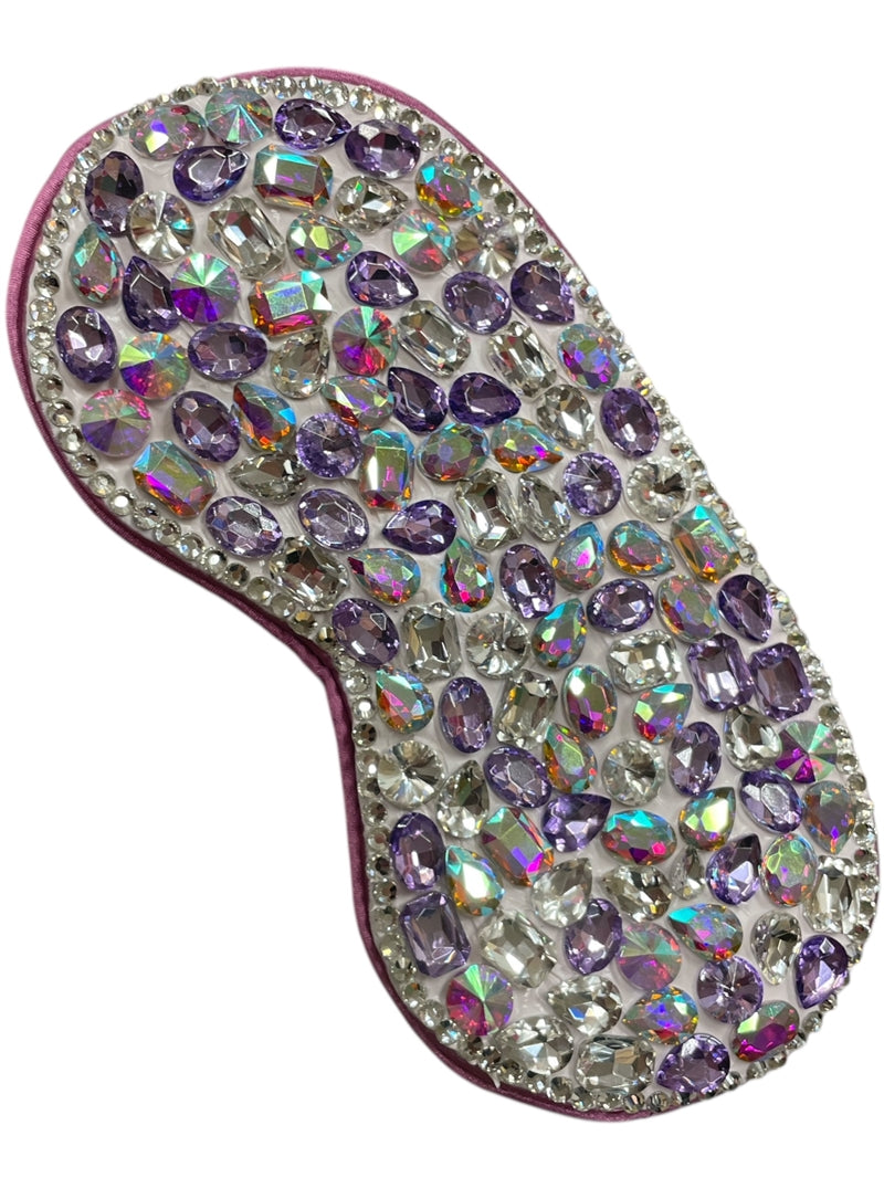 Bling Bling!! Large Rhinestone Sleep Mask - available in 2 colors