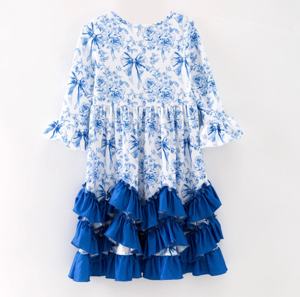 Clothing for Toddler Girl - Cobalt Coquette Maxi Girls Dress