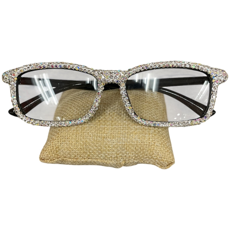 Bling Bling!! Silver AB Rhinestone Reading Glasses