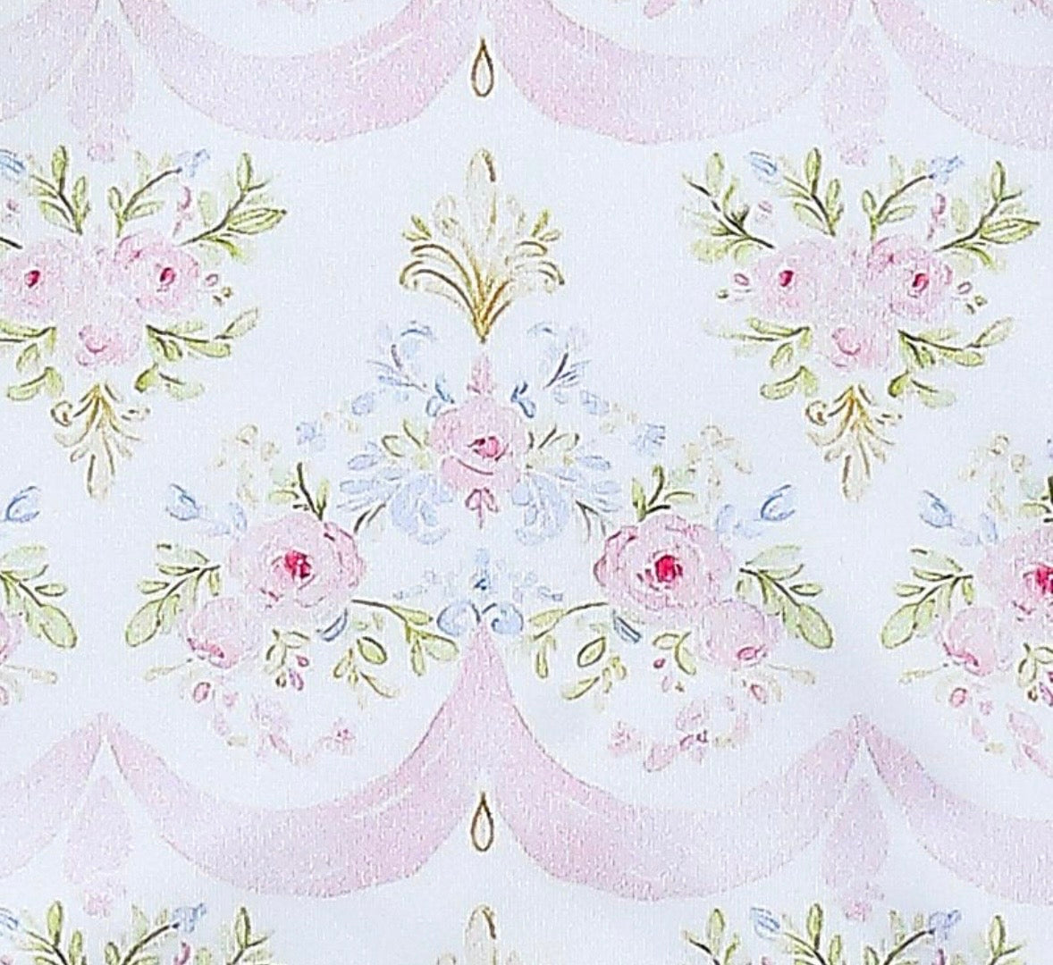 Clothing for Baby Girl - Pink Scallop Baby Gown