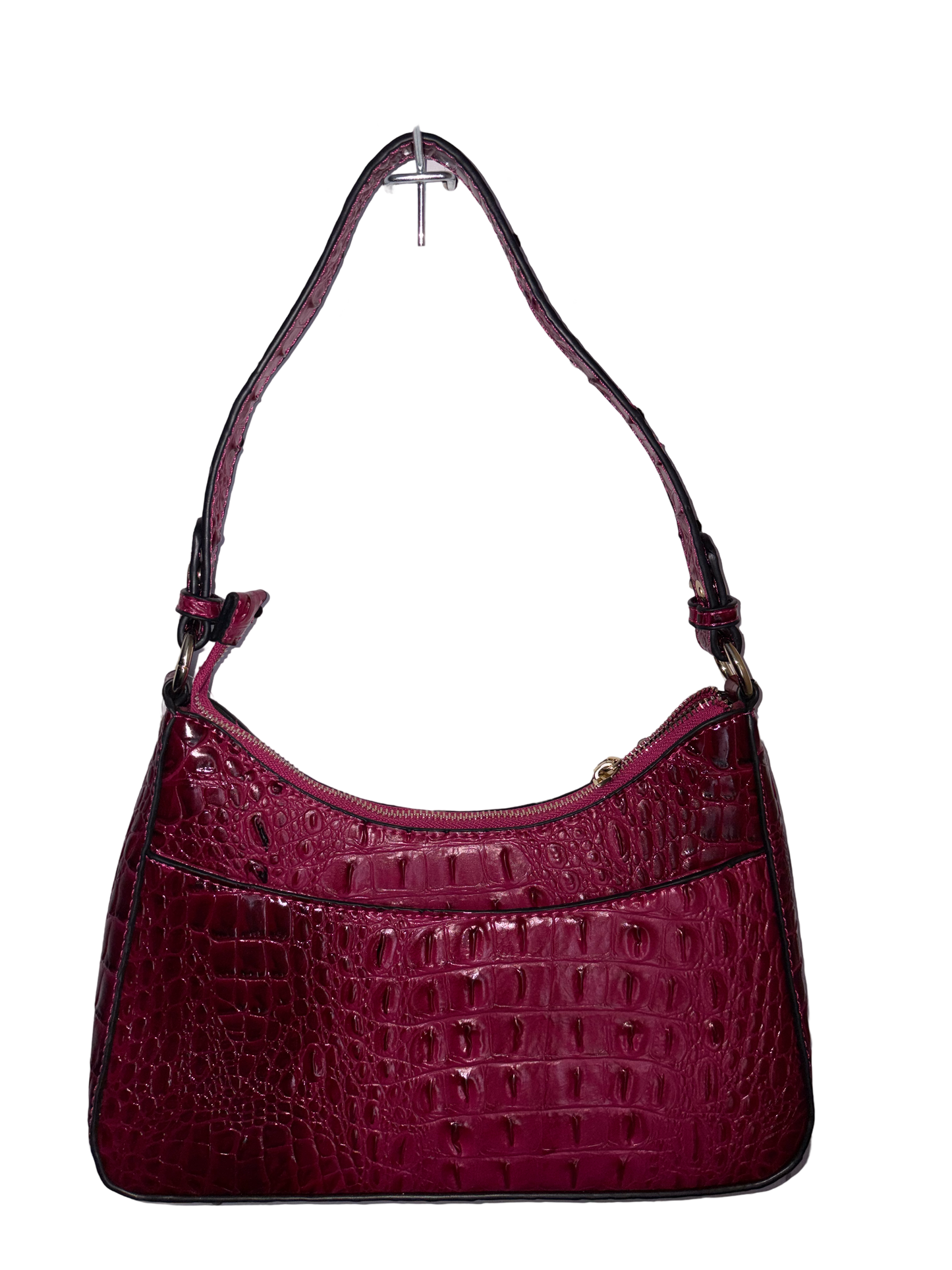 Handbag - Satchel Embossed Croc With short and long Adjustable Straps available in 3 colors