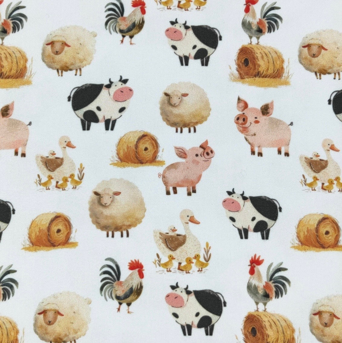 Clothing for Baby Boy - Farm Friends Knotted Gown