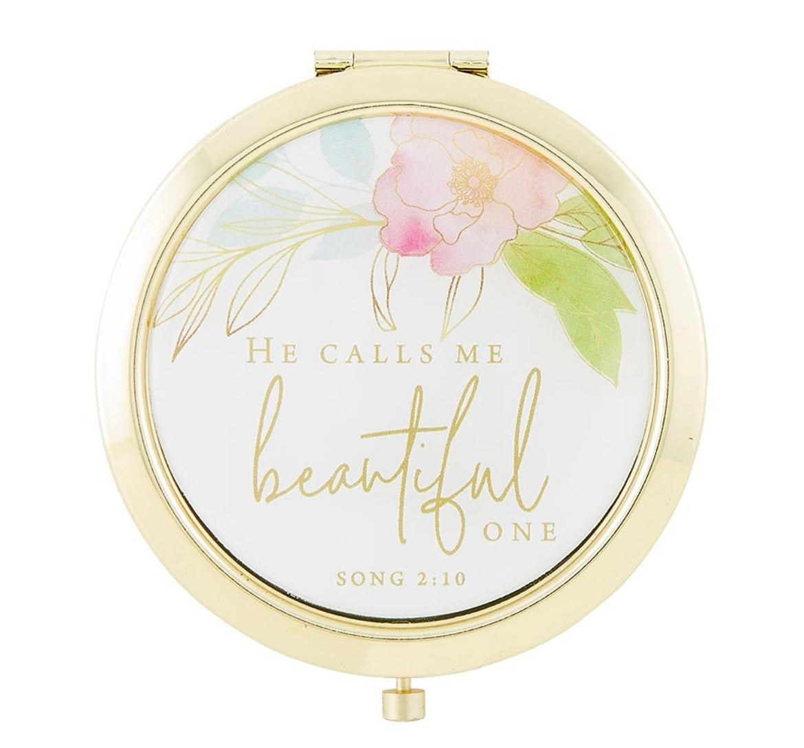 He Calls Me Beautiful One Compact Mirror