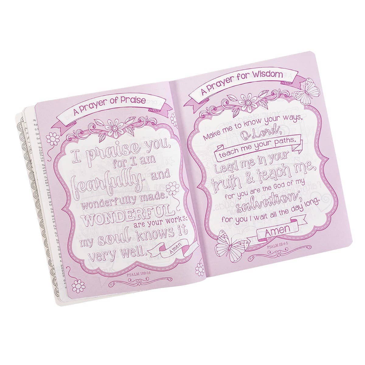 Esv My Creative Bible For Girls Softcover, Pink Floral