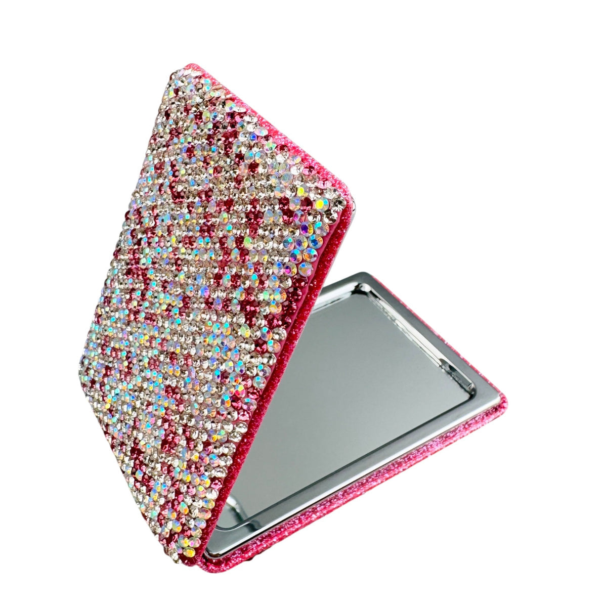 Bling Bling!! Rectangle Compact Folding Mirror available in 2 colors