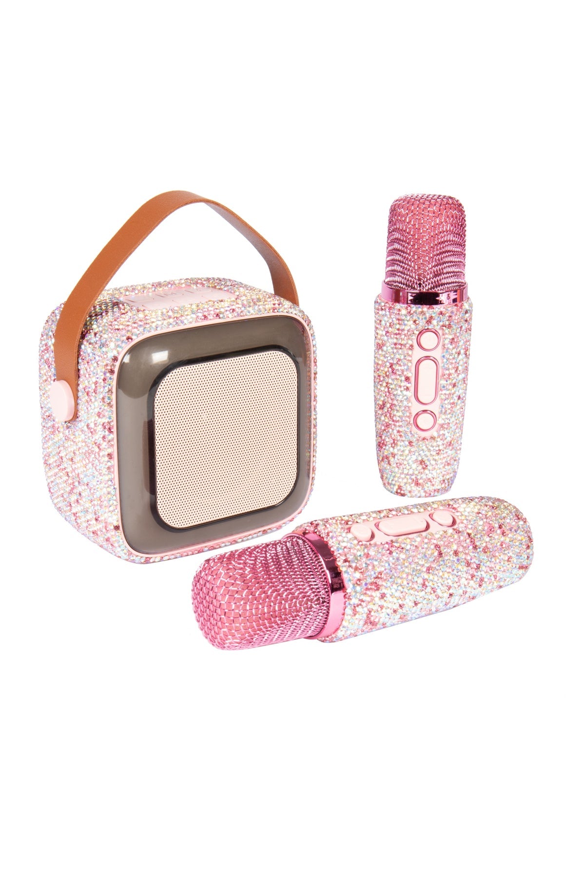 Bling Bling Bluetooth Light Up Speaker with Two Microphones / Karayoke - available in 2 colors
