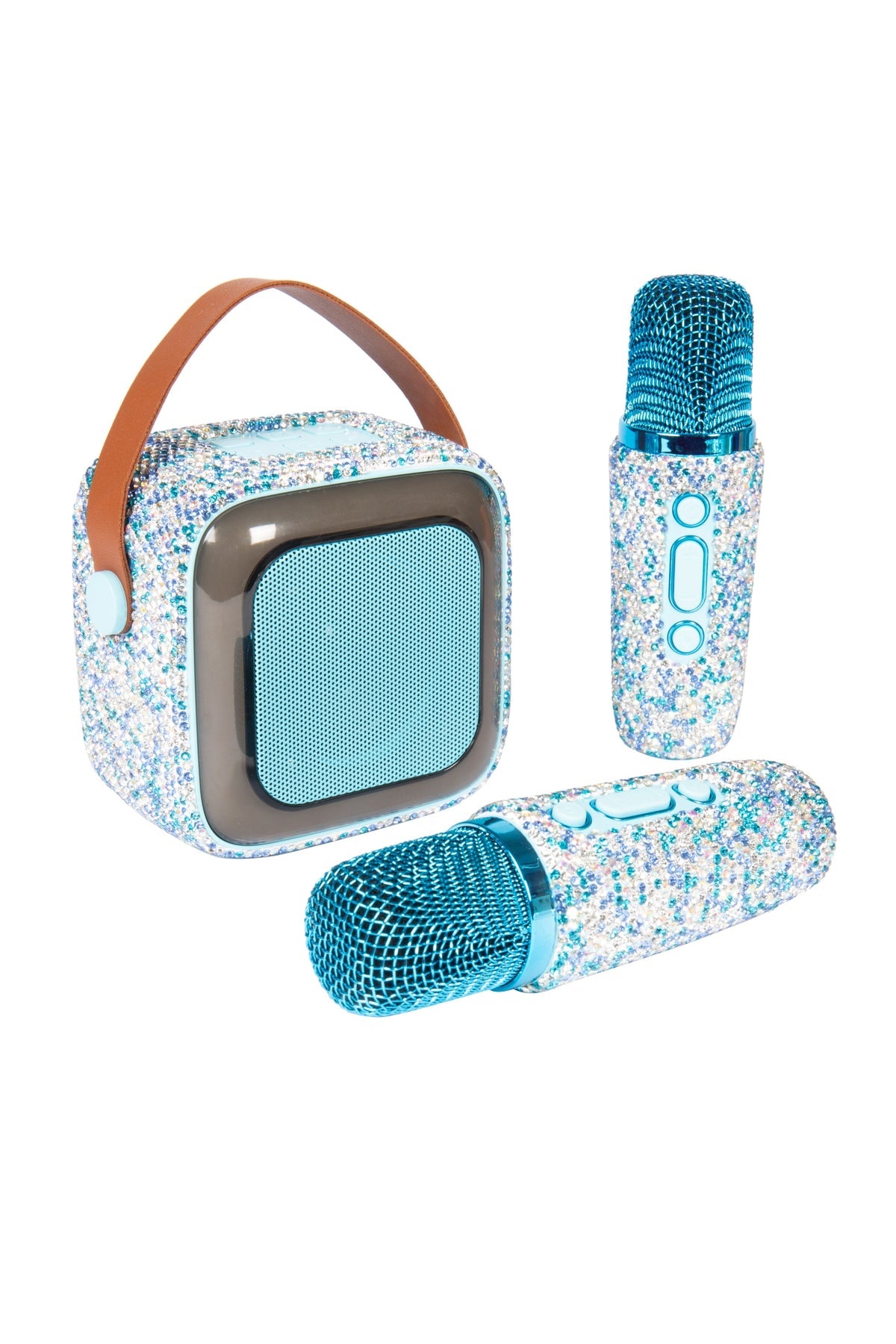 Bling Bling Bluetooth Light Up Speaker with Two Microphones / Karayoke - available in 2 colors