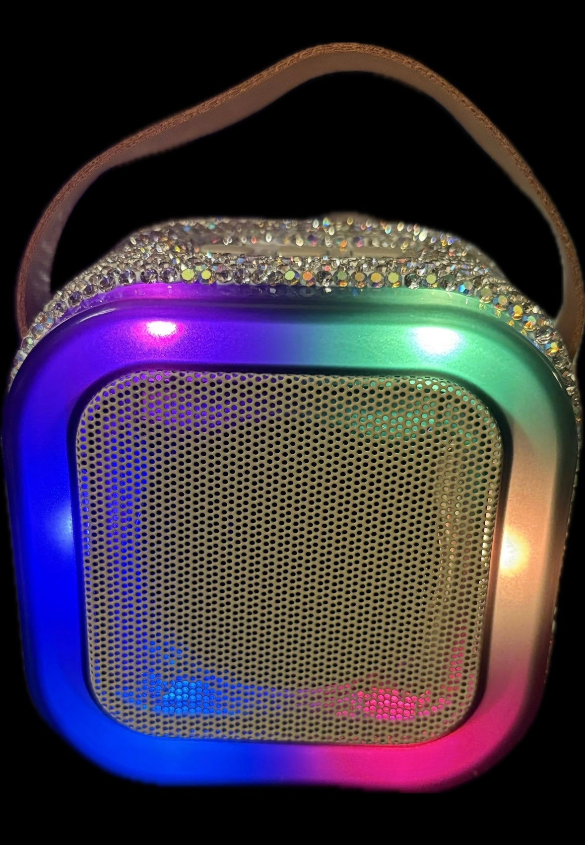 Bling Bling!! Silver AB Bluetooth Speaker with changing colors