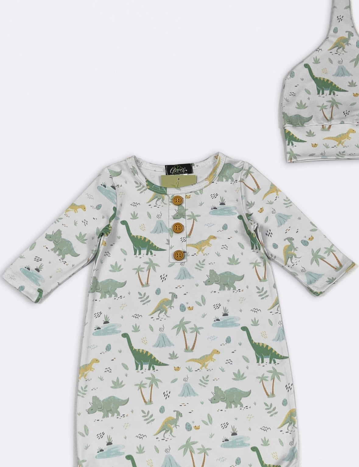 Clothing for Baby boy - Dino-Mite Baby Knotted Gown