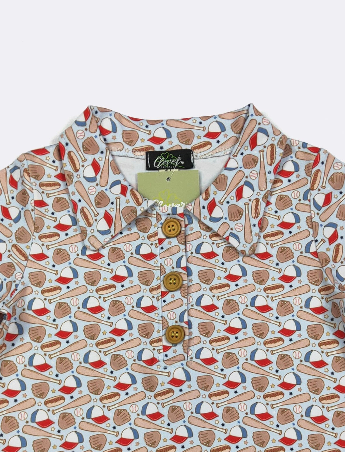 Clothing for Toddler Boy - Play Ball Boy Collar Shirt