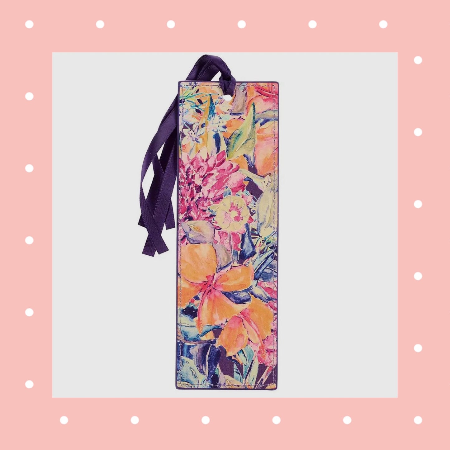 Blessed Is The One Faux Leather Bookmark - Jeremiah 17:7