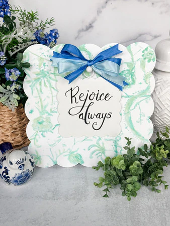 Decor - RTC Mini Art Scallop "Rejoice"