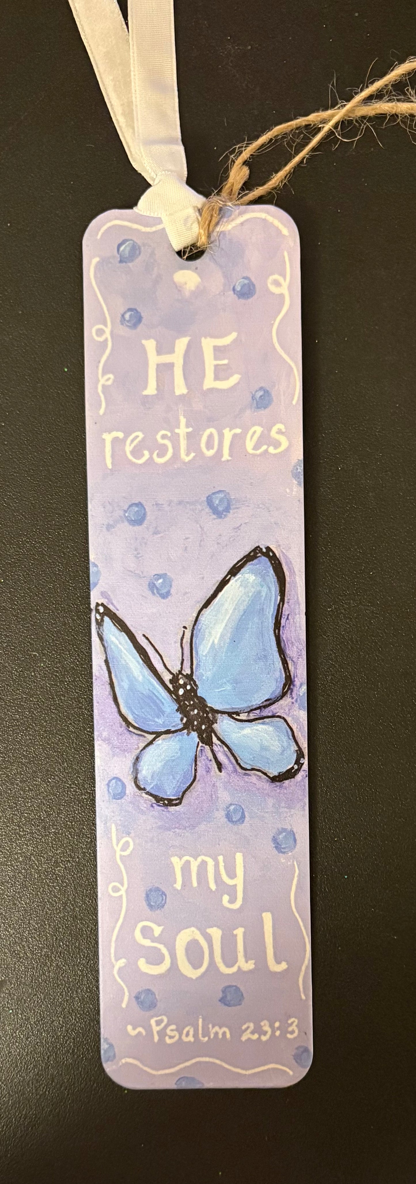 Decor RTC - “He Restores” Bookmark