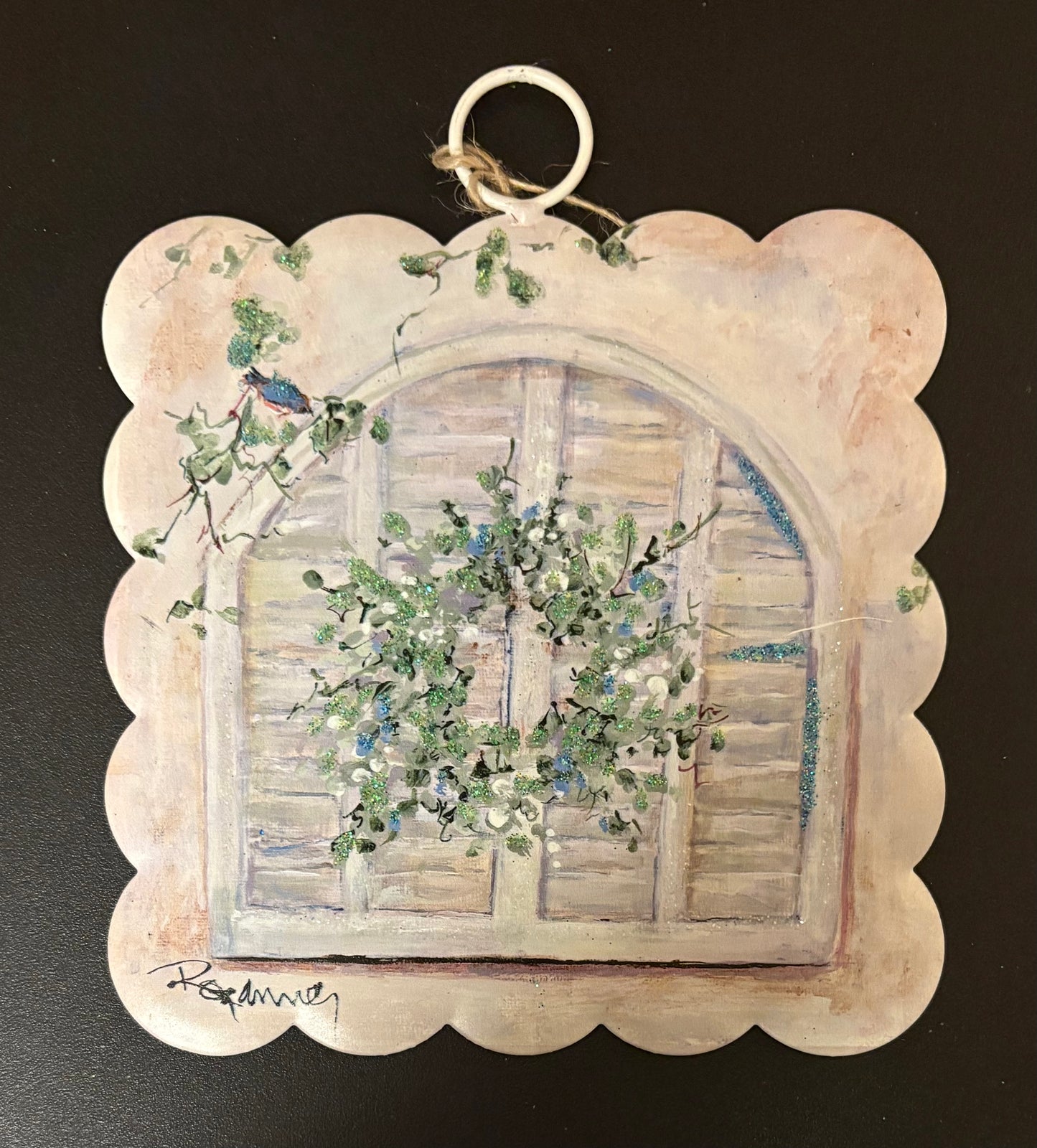 Decor - RTC Mini Rozie’s Scallop Gray Shutters