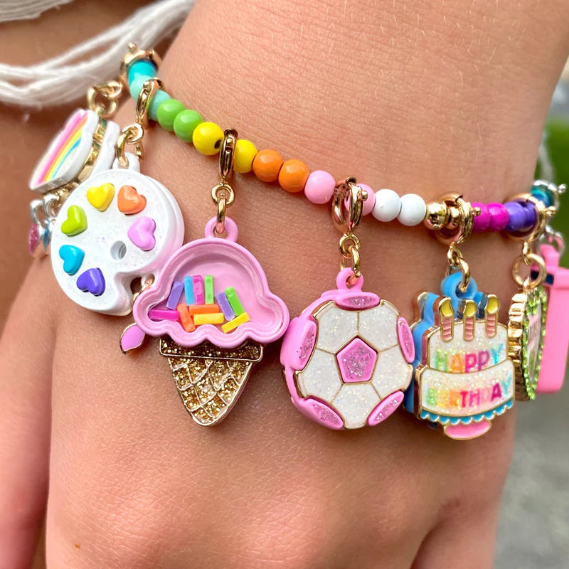 CHARM IT! 4mm Rainbow Stretch Bracelet
