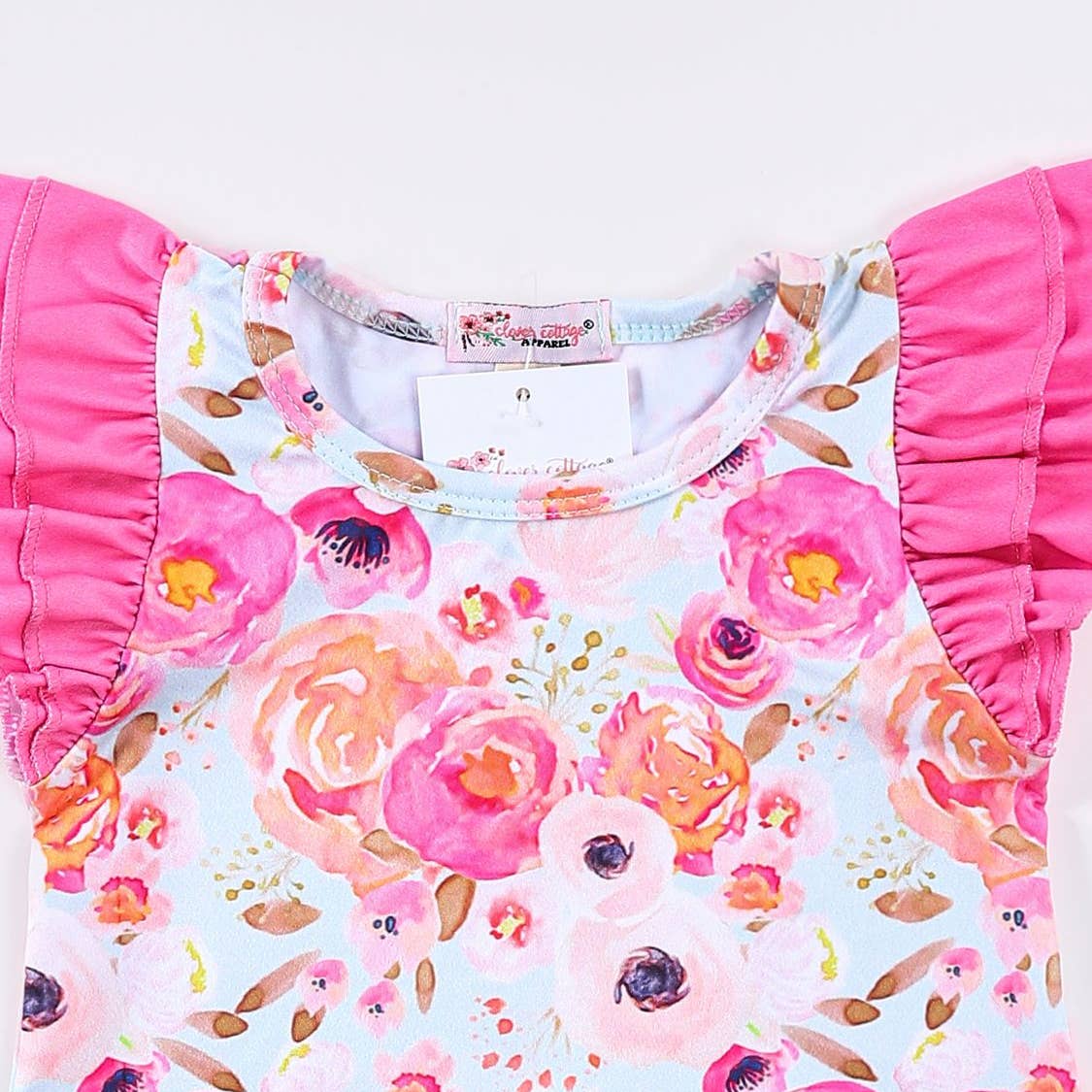 Clothing for Baby girl- Sherbet Poppy Baby Romper