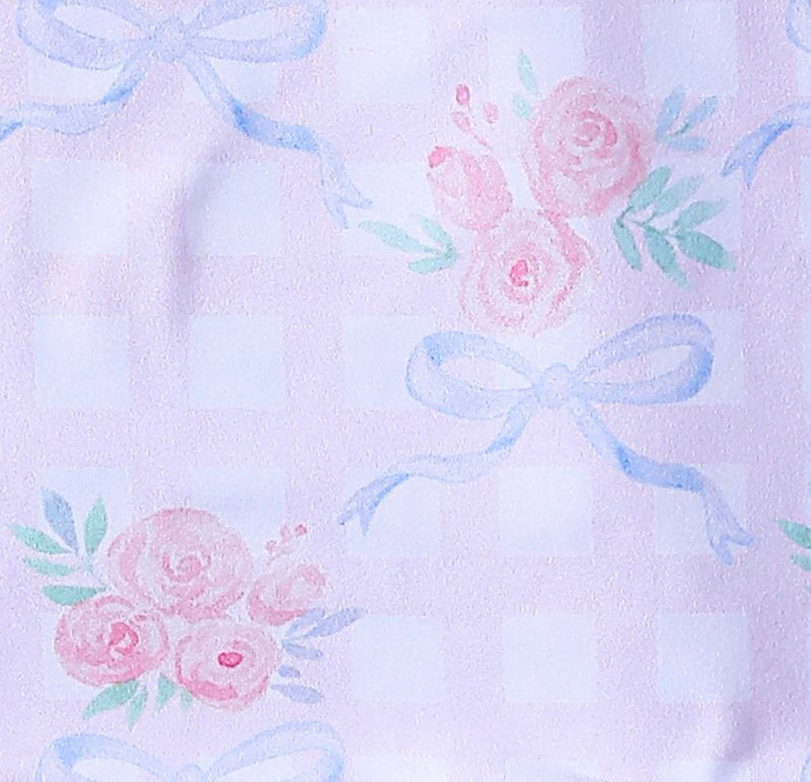 Clothing for Baby Girl - Plaid Coquette Baby Gown fits Newborn to 3 Months