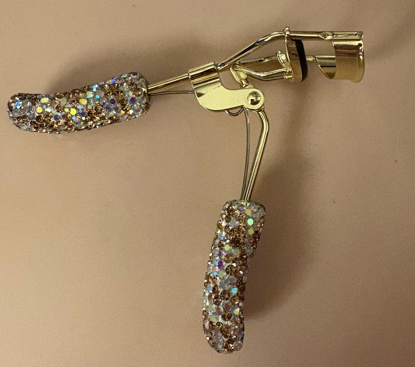 Bling Bling!! Handmade Gold Rhinestone Eyelash Curler