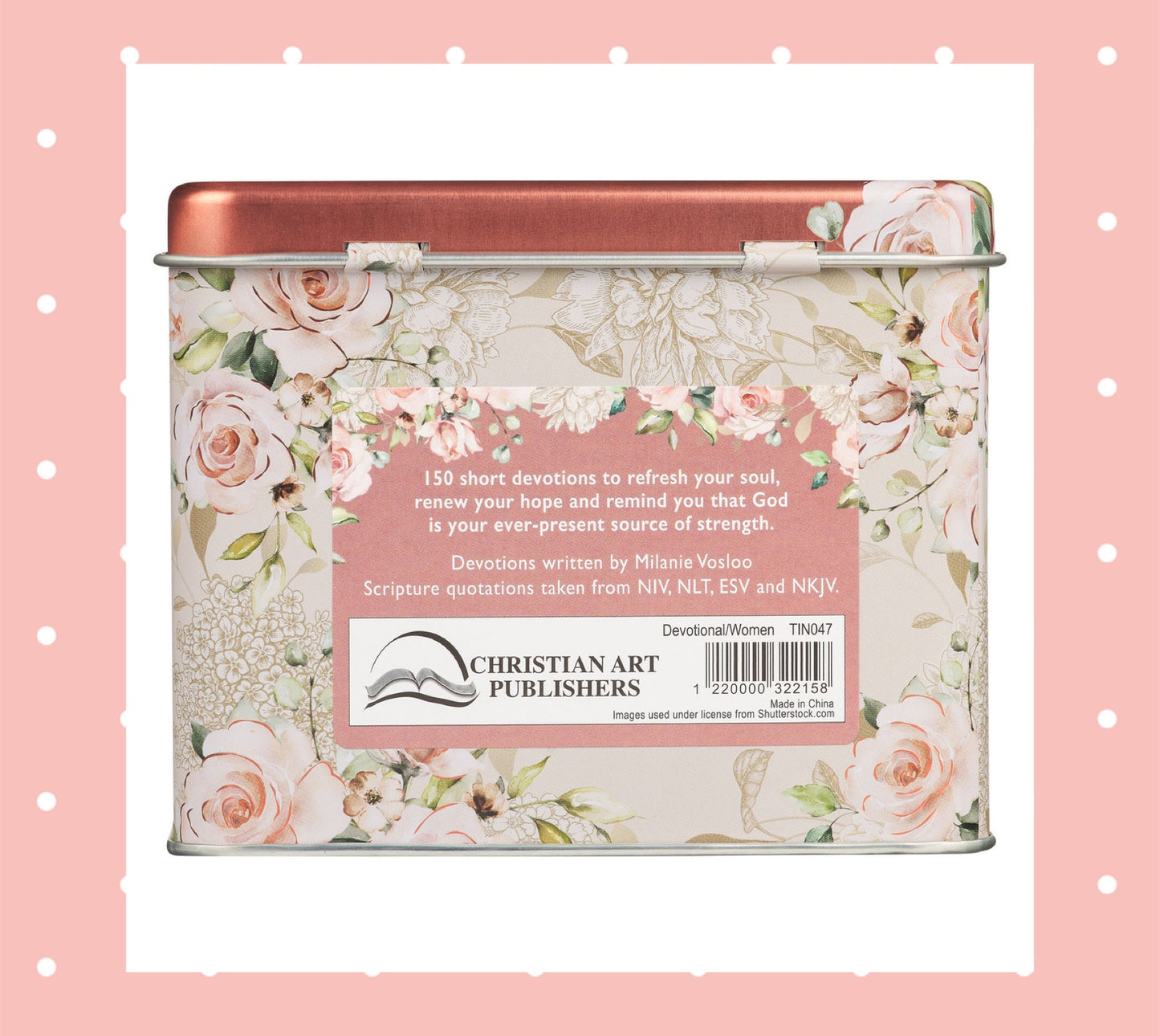 Strength for a Women's Heart Devotional Cards in a Tin