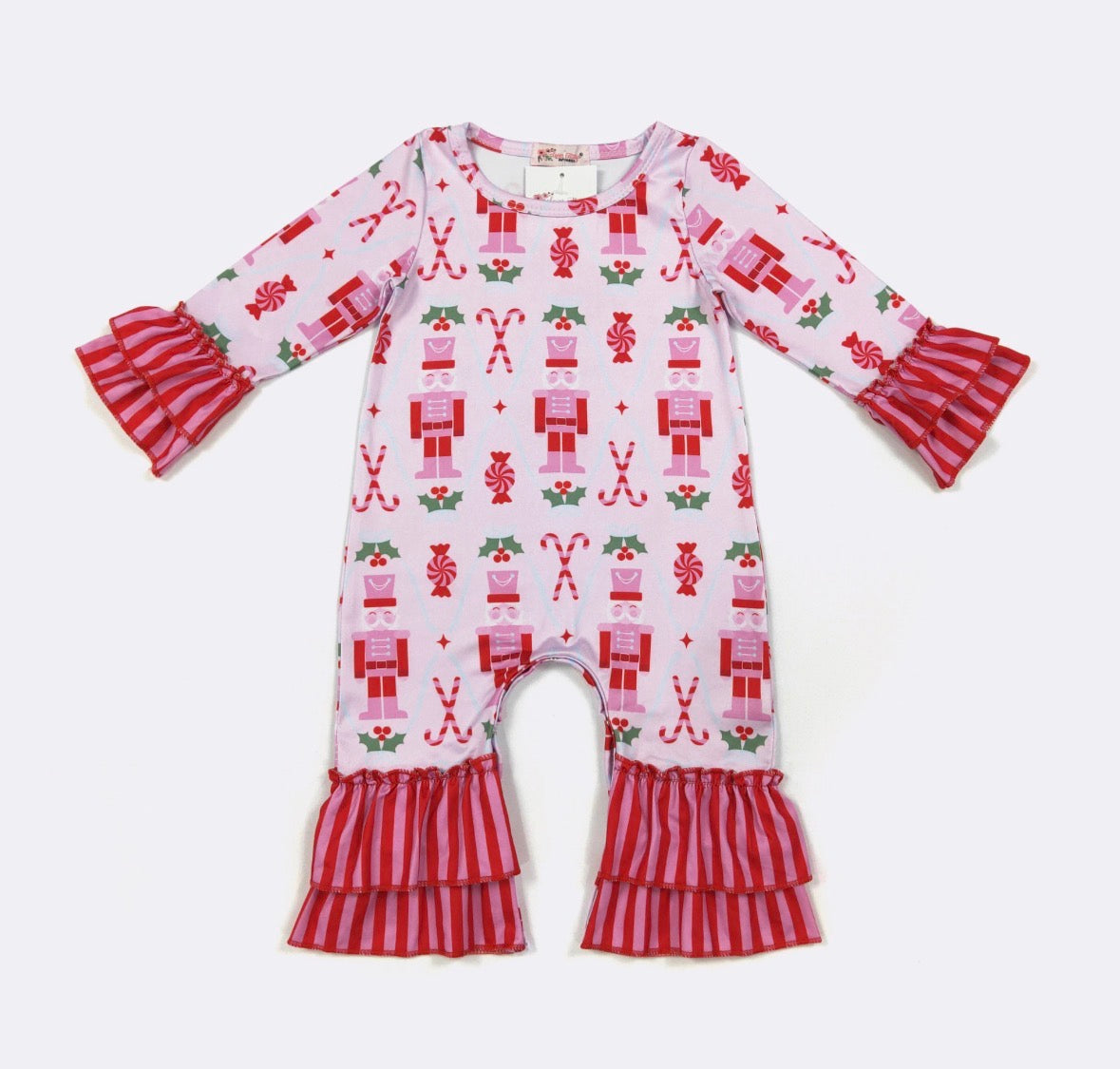 Clothing for Baby Girl - Pink Nutcracker Baby Romper