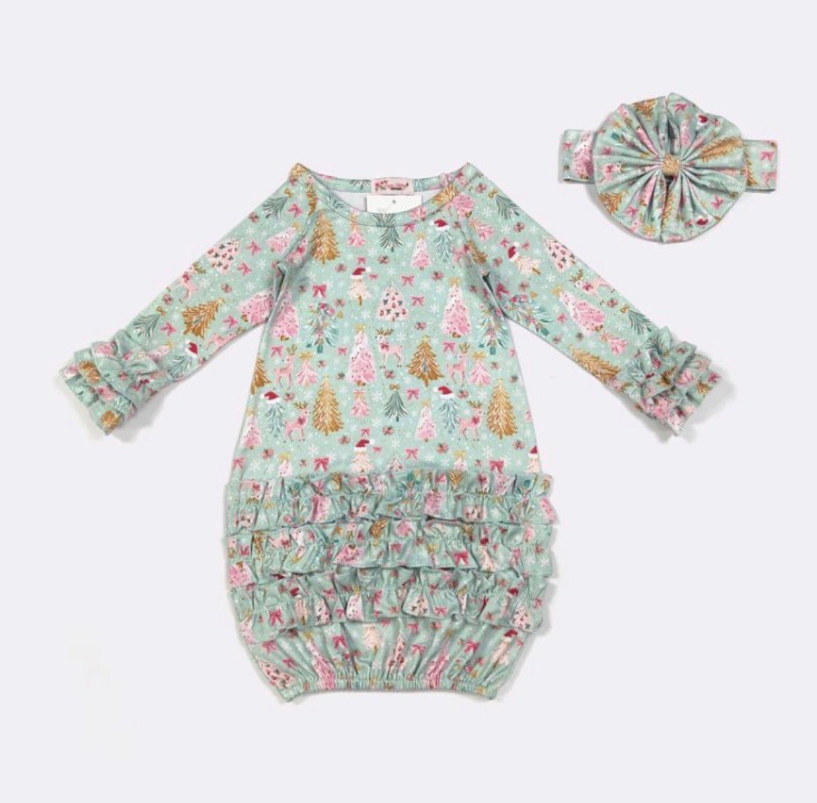Clothing for Baby Girl - Winter Wonderland Baby Gown