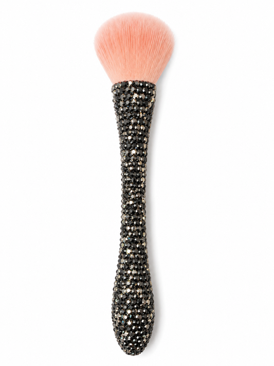 Bling Bling!! Black & Silver Rhinestones Makeup Brush