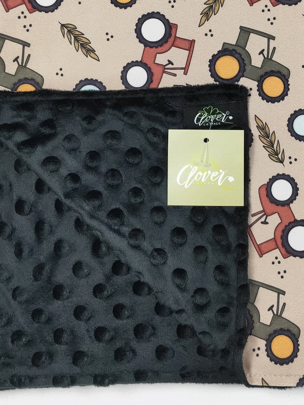 Baby Blanket - Harvest Tractor