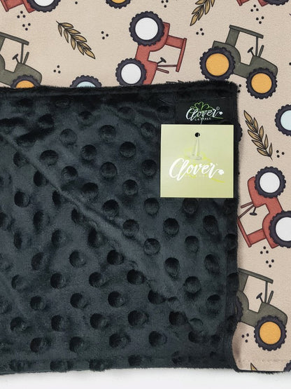 Baby Blanket - Harvest Tractor