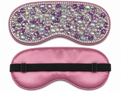 Bling Bling!! Large Rhinestone Sleep Mask - available in 2 colors