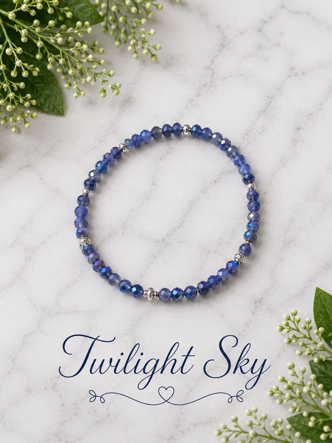 Mini Crystal Stretch Bracelet - available in 8 colors