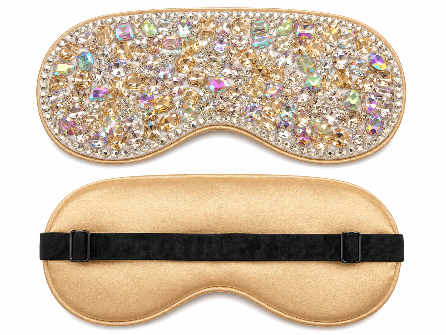 Bling Bling!! Large Rhinestone Sleep Mask - available in 2 colors