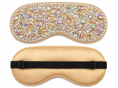 Bling Bling!! Large Rhinestone Sleep Mask - available in 2 colors