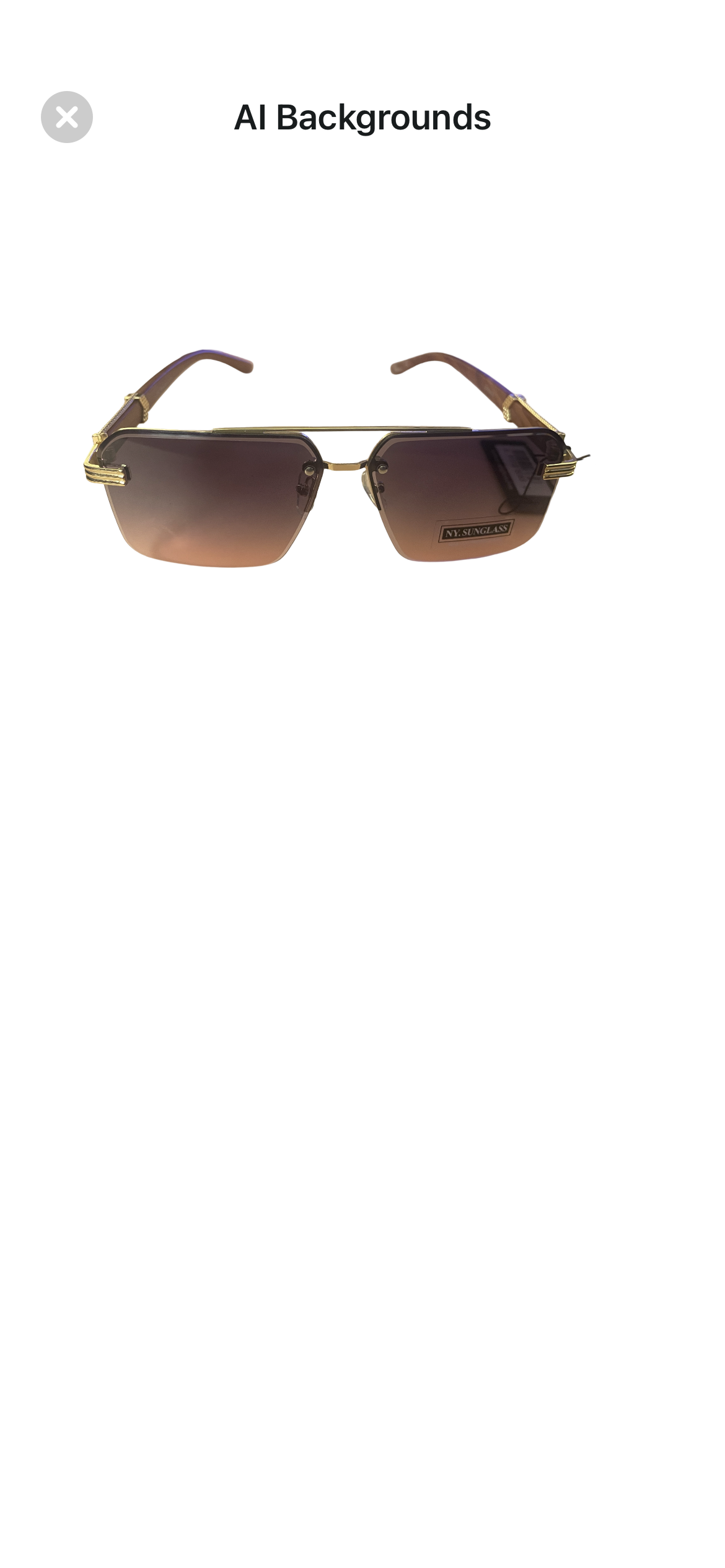 Classy & Elegant Sophisticated Hip Hop Sunglasses Silver & Faux Wood Frame for men or women - Available in 3 Colors