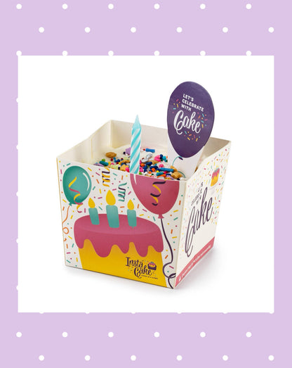 Unicorn Happy Birthday InstaCake Card! - Confetti Cake