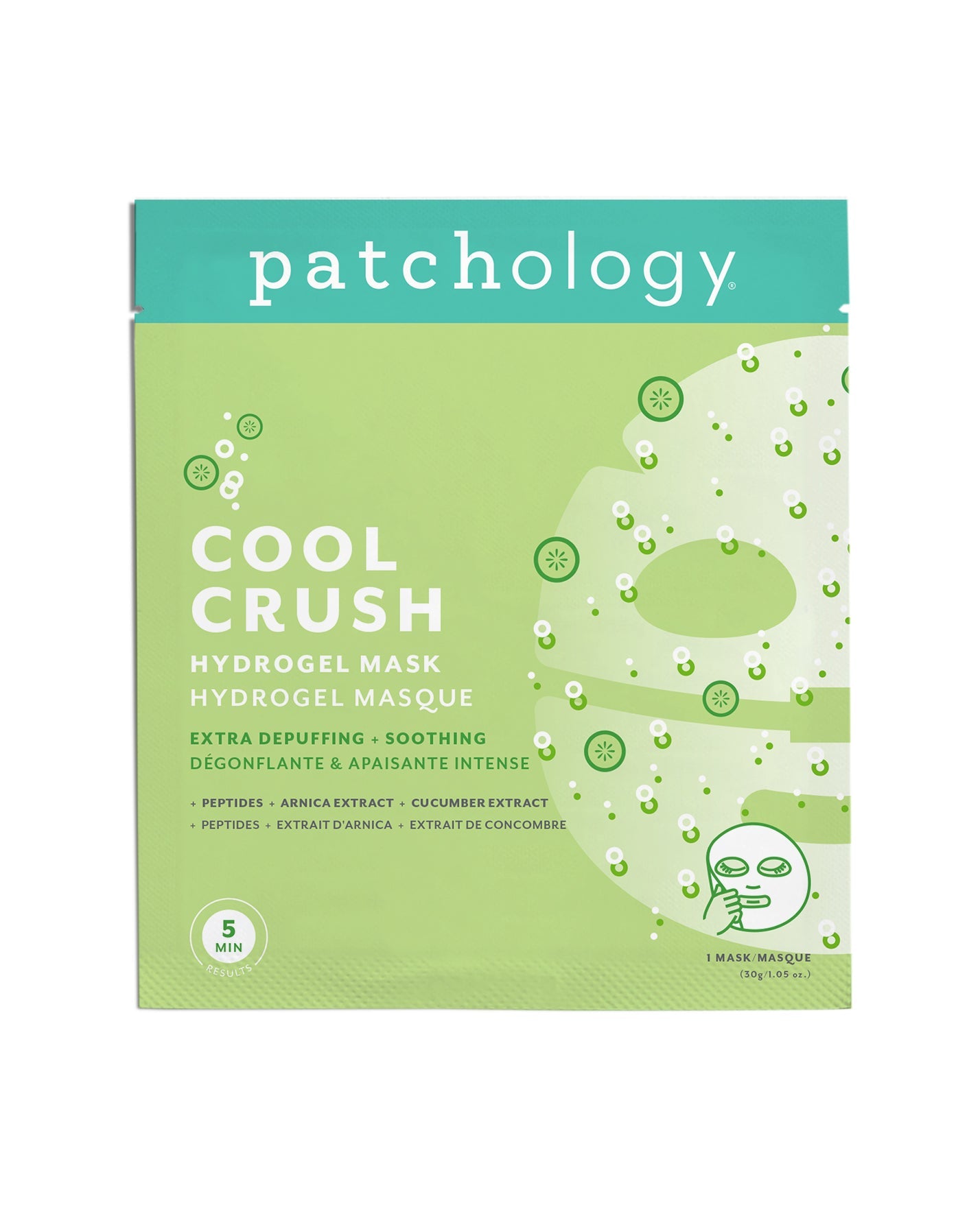 Serve Chilled Cool Crush Hydrogel Face Mask - by Patchology