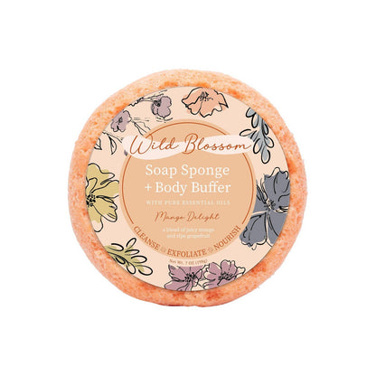 Wild Blossom Soap Infused Body Buffer-Mango Delight