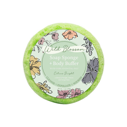 Wild Blossom Soap Infused Body Buffer-Citrus Bright