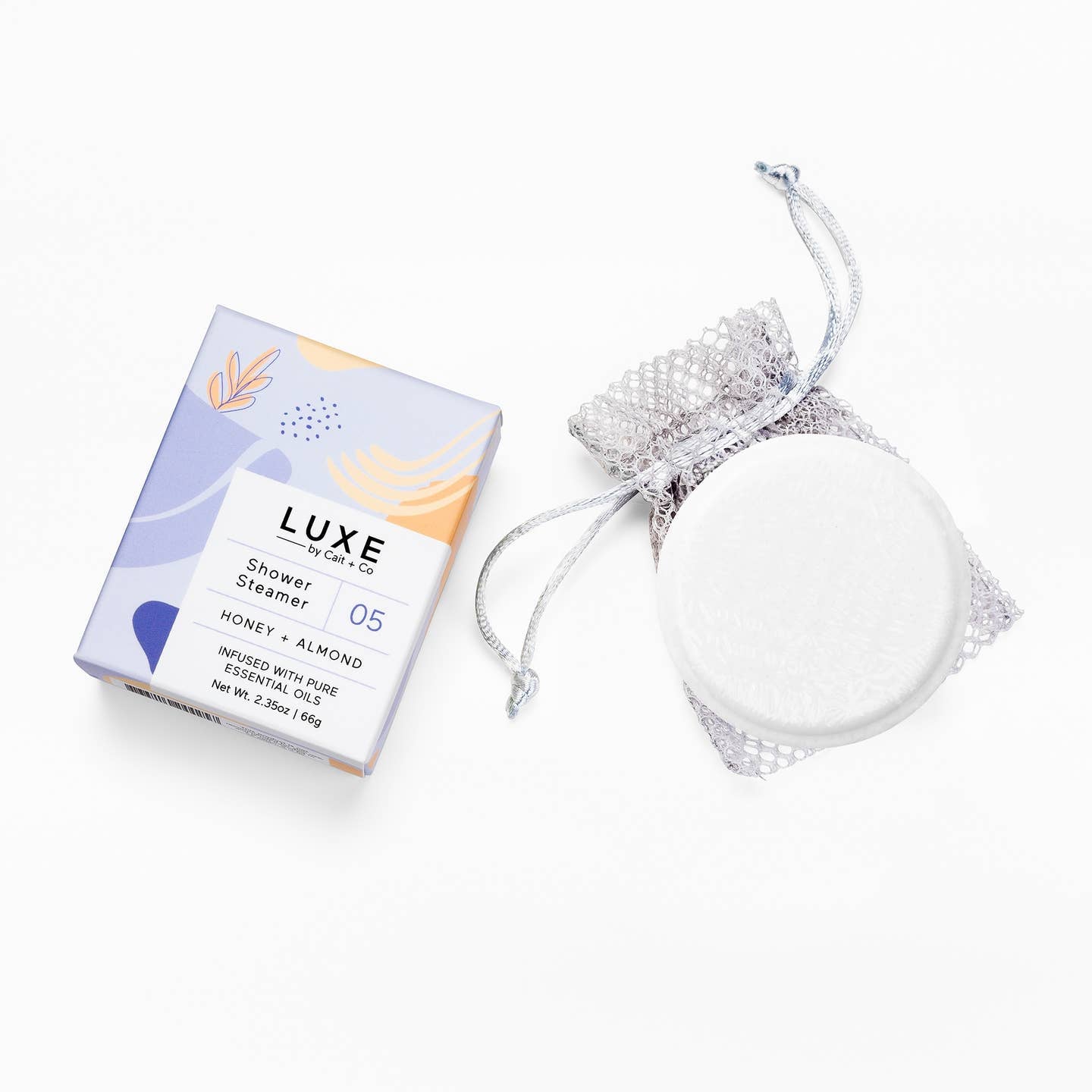 Luxe Honey + Almond Shower Steamer Fizzy Bomb