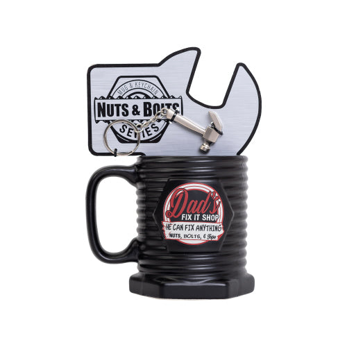 Nuts & Bolts Mug - Fix it Shop Gift Set