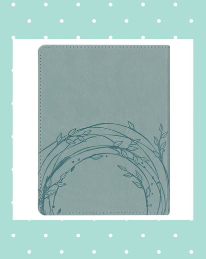 Daily Hope for the Empty Nest Dusty Teal Faux Leather Devotional