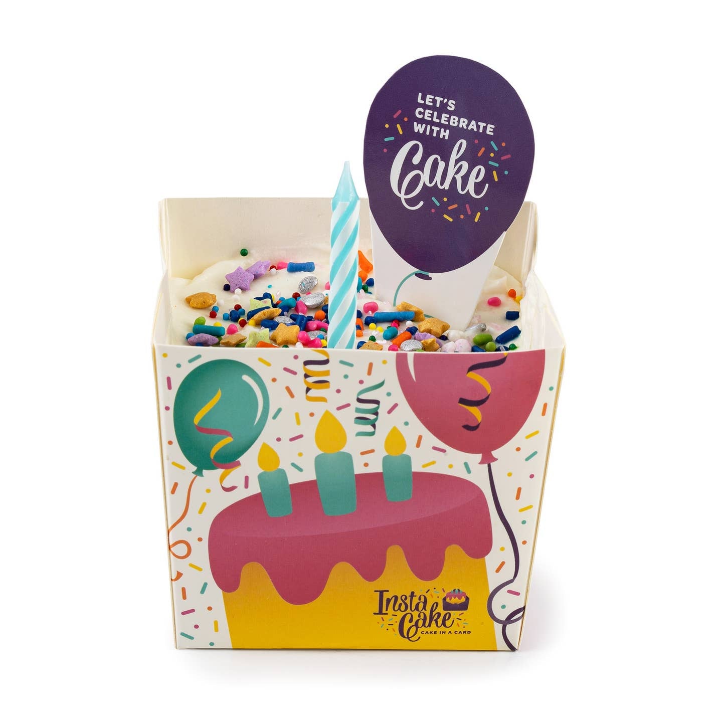 Congrats Cake Card - Vanilla Confetti